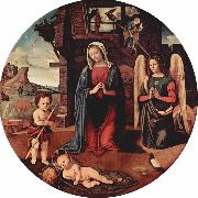 Piero di Cosimo Anbetung des Kindes France oil painting artist